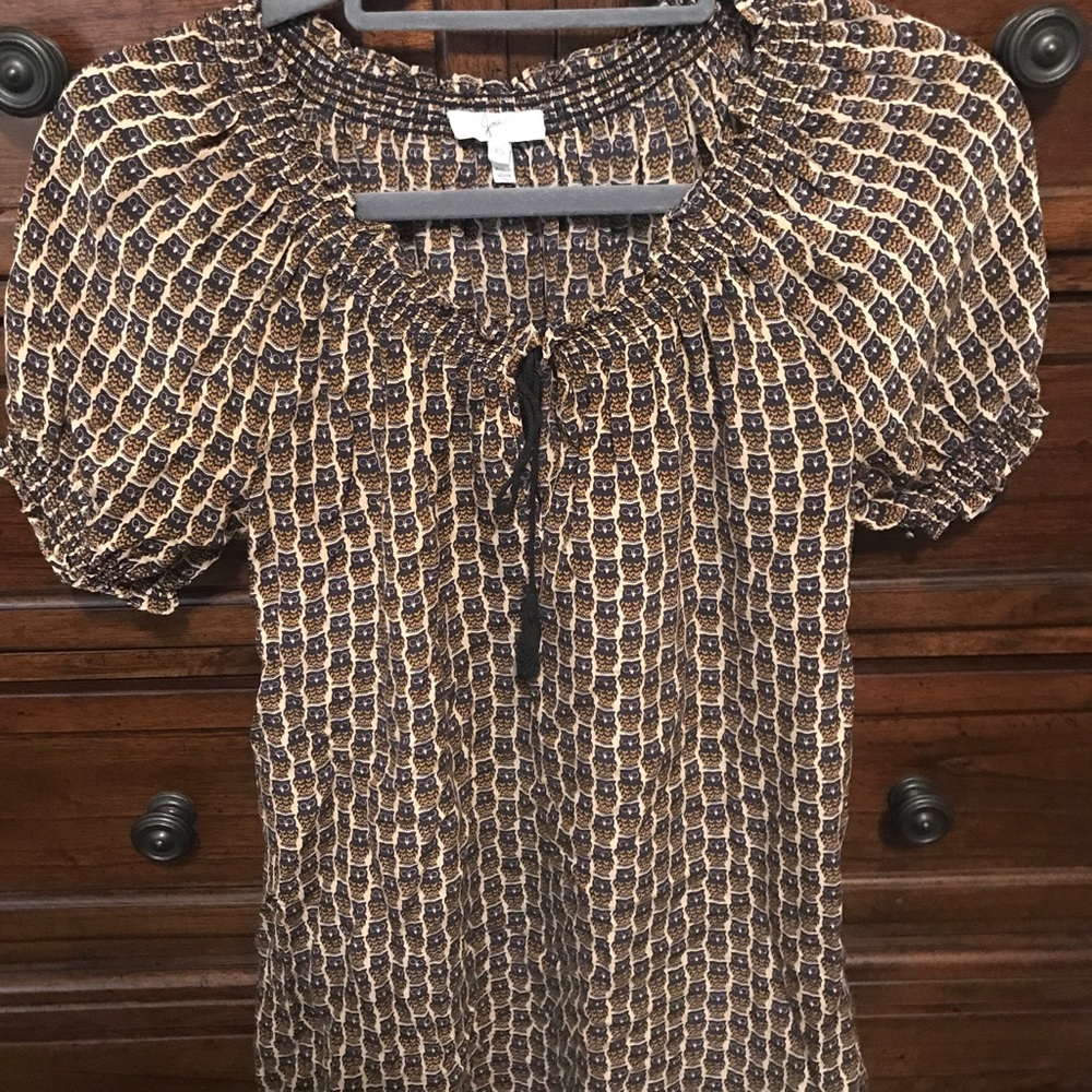 Joie xs owl Masha blouse